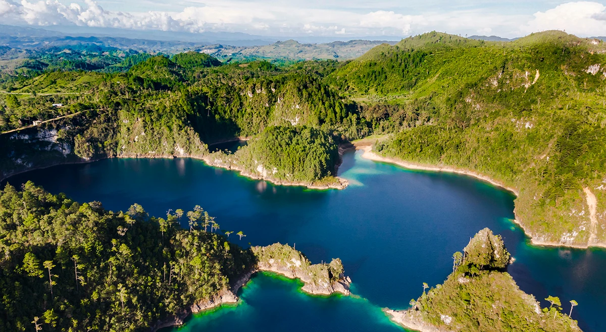 Lagunas de Montebello en Chiapas