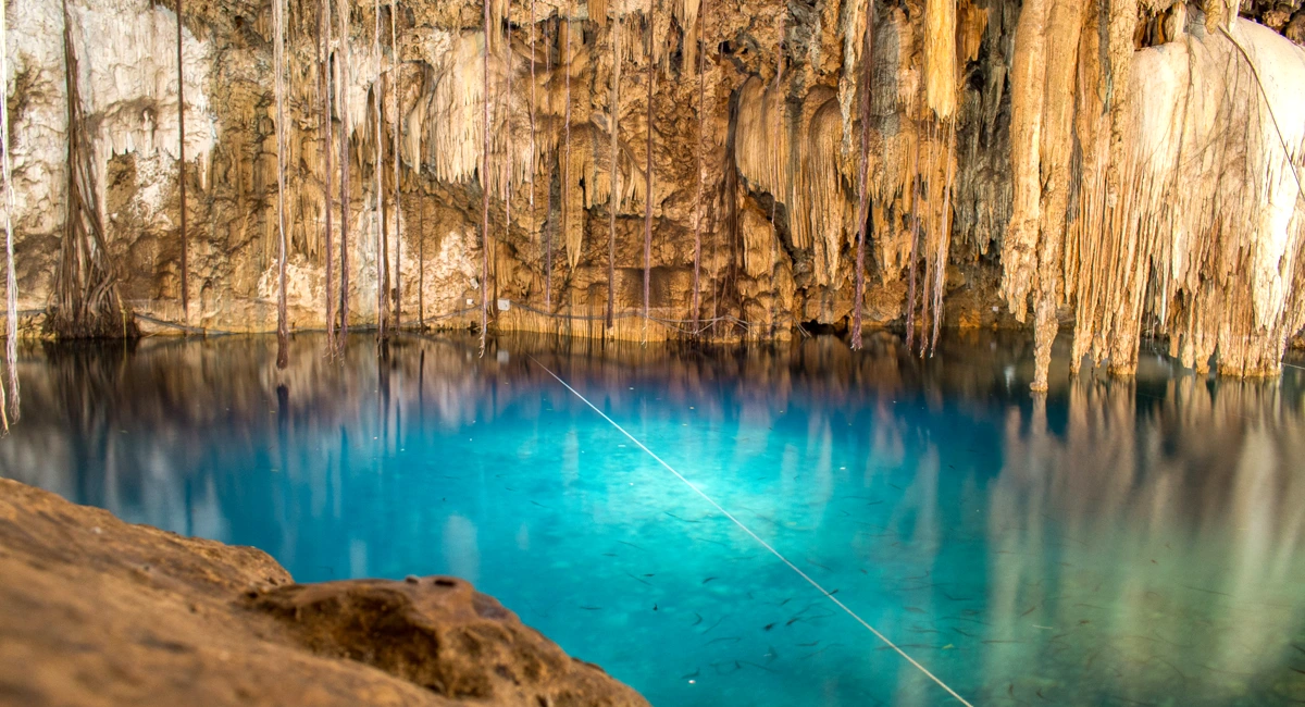 Underground river in mexico